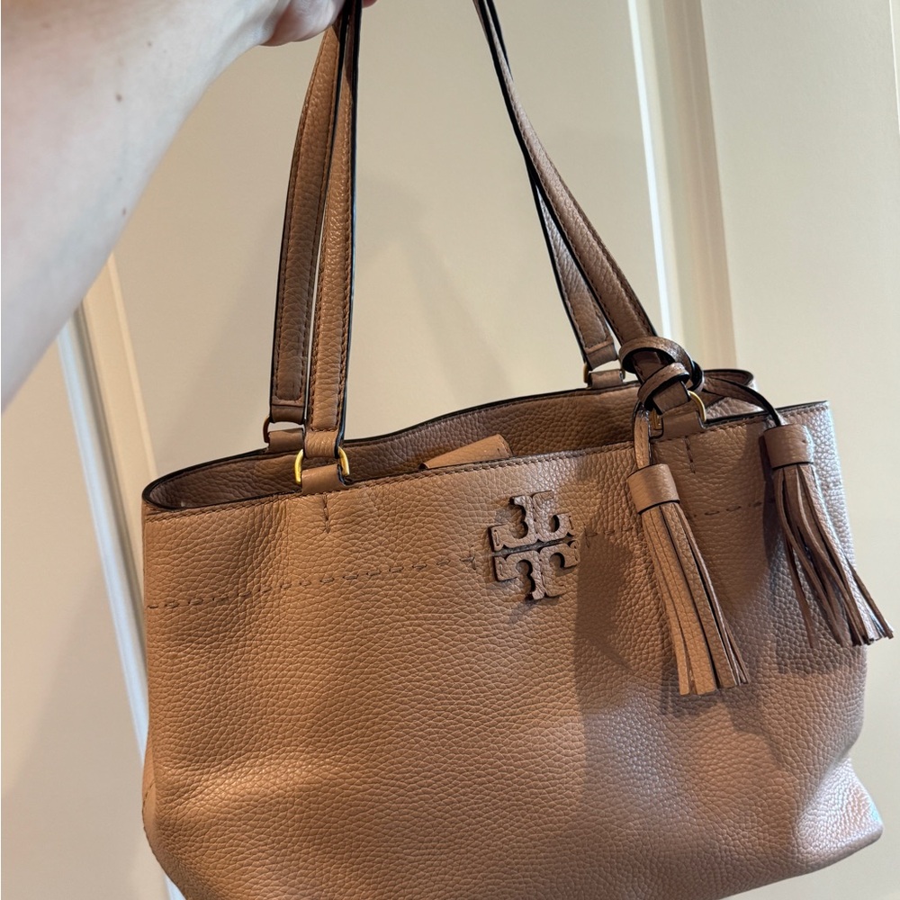 Tory Burch Brown Leather Shoulder Bag
